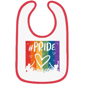 Discover LGBTQIA+ #Pride Rainbow Bibs