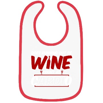 Discover Out Of Wine Cardio Pun Bibs