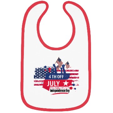 Discover Independence Day, US Happy Independence Day 4th. Bibs