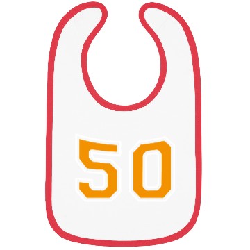 Discover Number 50 Orange Bibs