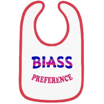 Discover Biass Is My Preference LGBTQ Bisexual Pride Flag Bibs
