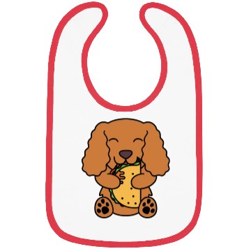 Discover Cocker Spaniel Taco Lover Bibs