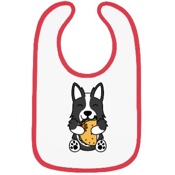 Discover Border Collie Taco Lover Bibs