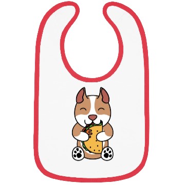 Discover Pit Bull Taco Lover Bibs