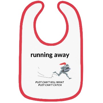 Discover running away - LARP funny Bibs