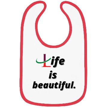 Discover life is beautiful Bibs