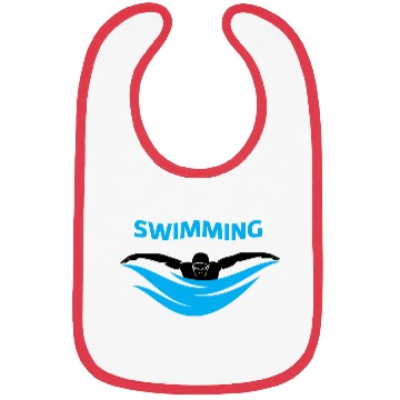 Discover Swimming coach instructor lover gift for swimmer Bibs