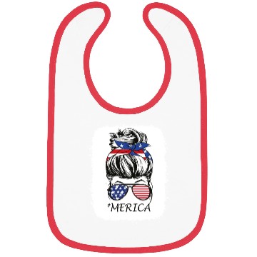 Discover 4th of July Merica Bibs USA American Pride