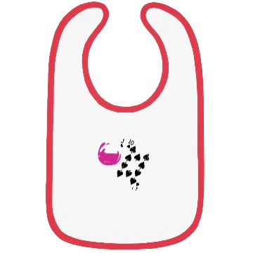 Discover Drink Wine and play Euchre Card Game Bibs