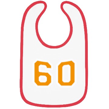 Discover Number 60 Orange Bibs