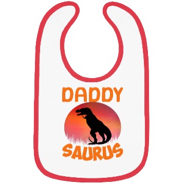 Discover Daddysaurus Papasaurus Bibs