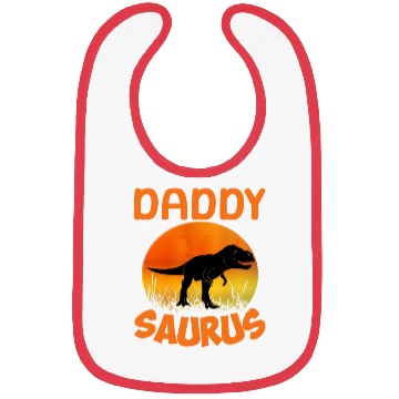 Discover Daddysaurus Papasaurus Bibs