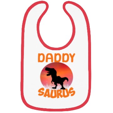 Discover Daddysaurus Papasaurus Bibs