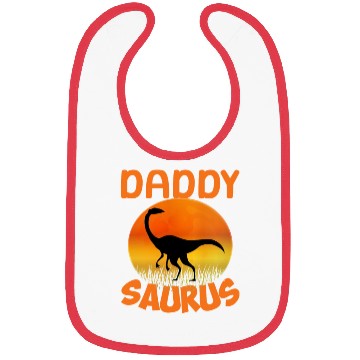 Discover Daddysaurus Papasaurus Bibs