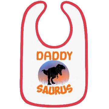 Discover Daddysaurus Papasaurus Bibs