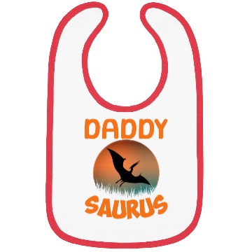 Discover Daddysaurus Papasaurus Bibs