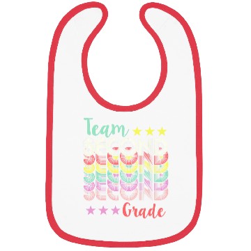 Discover Team 2nd Second Grade Teacher Back To School Bibs