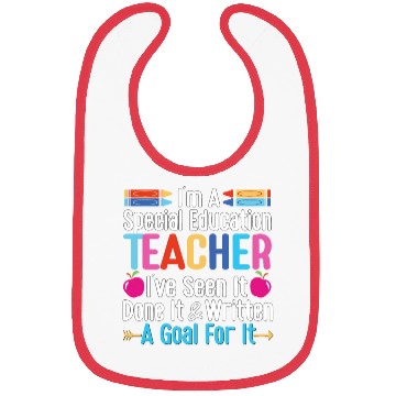 Discover I'm A Special Education Teacher, SPED Teacher Bibs