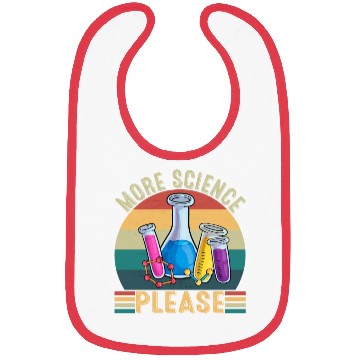 Discover More Science Please Teacher Vintage Bibs