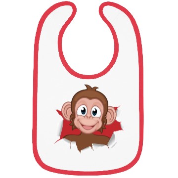 Discover Monkey Children Monkey Child Chimpanzee Bibs