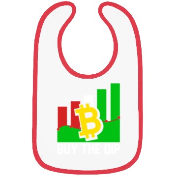 Discover Buy The Dip Blockchain Bitcoin SVG Bibs