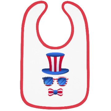 Discover Independence Day 2022 USA Bibs