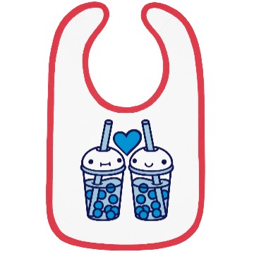 Discover Team bubble tea faces Bibs