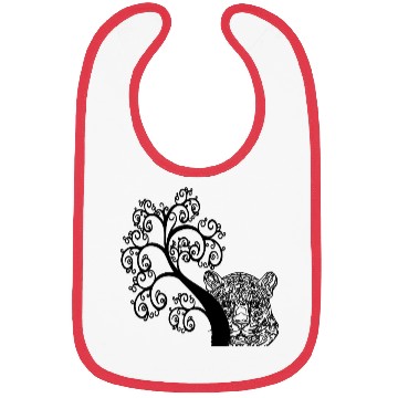 Discover Tiger and tree,animel vintage anime design. Bibs