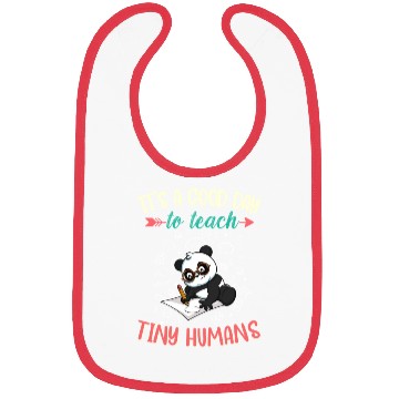 Discover Good Day To Teach Tiny Humans Elementary Teacher Bibs