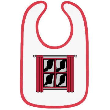 Discover dark night window wood Bibs