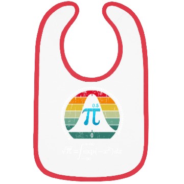Discover Cool Math Teacher Gift : Normal distribution funny Bibs