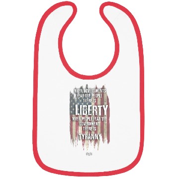 Discover Liberty versus Tyranny Bibs