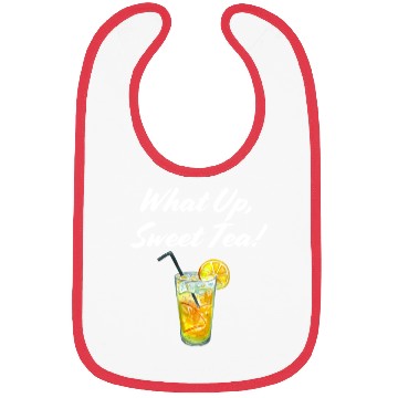 Discover What up, Sweet Tea! White Bibs