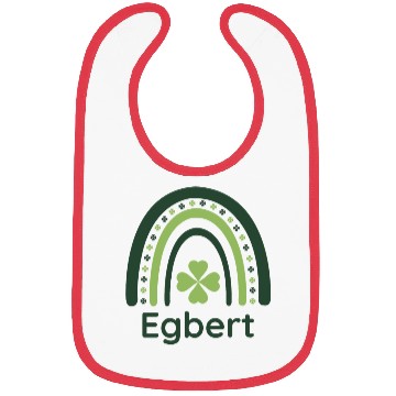 Discover Egbert Clover Boho Rainbow Bibs