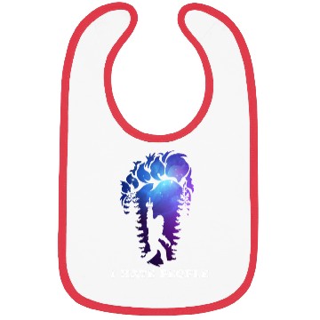 Discover Bigfoot Footprint I hate people camping Bibs