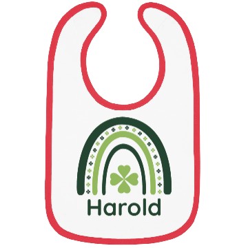 Discover Harold Clover Boho Rainbow Bibs