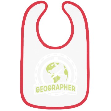 Discover Geographer Teacher Geography Student Geographic Bibs