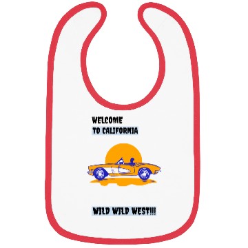 Discover Welcome To California Wild Wild West Bibs