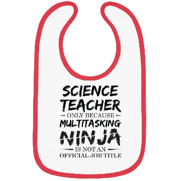 Discover Ninja Science Teacher Bibs