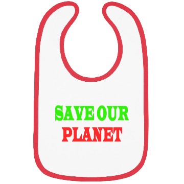 Discover Save The Planet Keep It Green Bibs