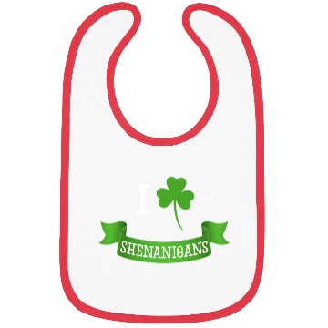Discover I Love Shenanigans St. Patrick's Day Irish Bibs