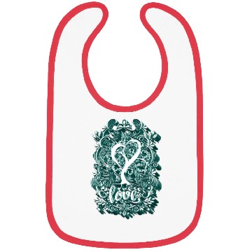 Discover Love - Elf Tree (Heart Version) Bibs
