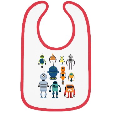 Discover Kids Robot Cool Robotics Boys Robots Bibs