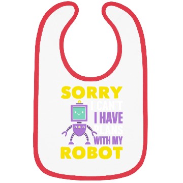 Discover Robotics Kids Robots Funny Robot Boys Bibs