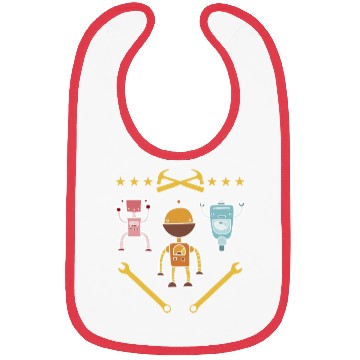Discover Robotics Children Robots Boys Robot Bibs