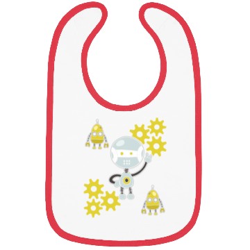 Discover Children Robotics Kids Robots Boys Robot Bibs