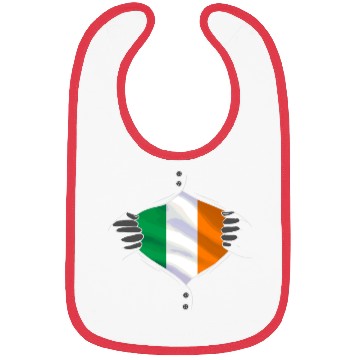 Discover Ireland flag proud irish Bibs