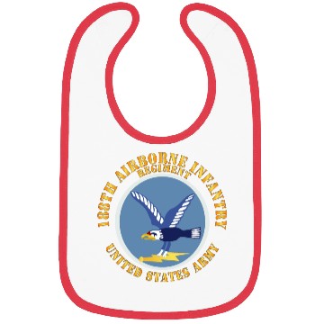 Discover Army 188th Airborne Infantry Regiment SSI X 300 Bibs