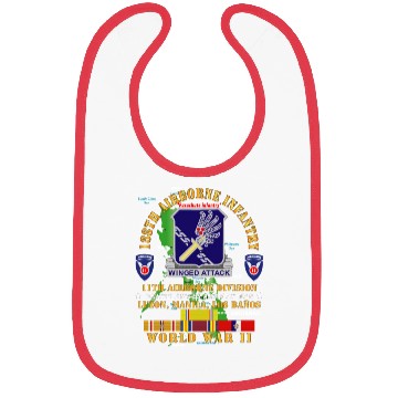 Discover Army 188th Airborne Infantry The Philippines WWII Bibs