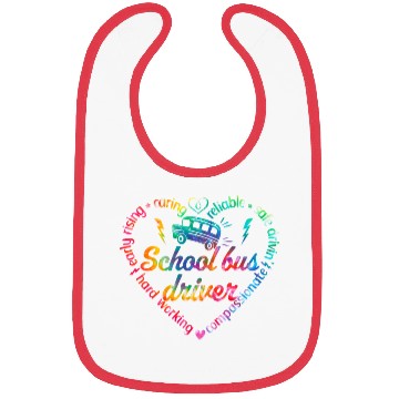 Discover School bus driver back to school Bibs